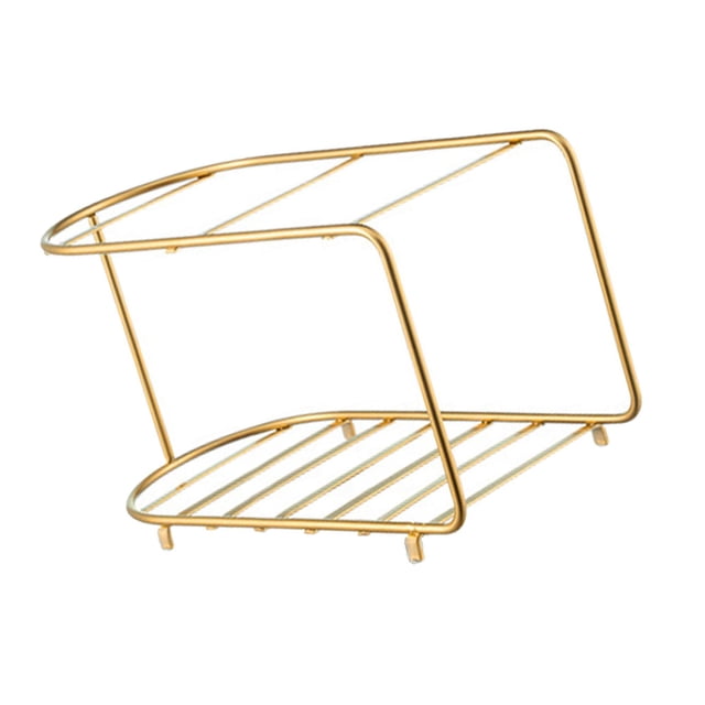 Matsuzay Soporte de metal para dispensador de bebidas de vidrio de 7 litros, capas, elegante y duradero Organizadores de utensilios de cocina
