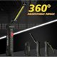 thumbnail image 5 of Rechargeable Work Light Workshop Lamp COB Torch Flashlight with Magnetic Base 5 Modes White/Red Light Camping Lamp for Garage, Camping, Emergency, etc, 5 of 5