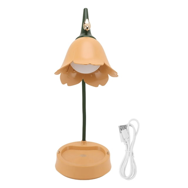 Lámpara de escritorio LED táctil Nikou 3 W regulable plegable color naranja