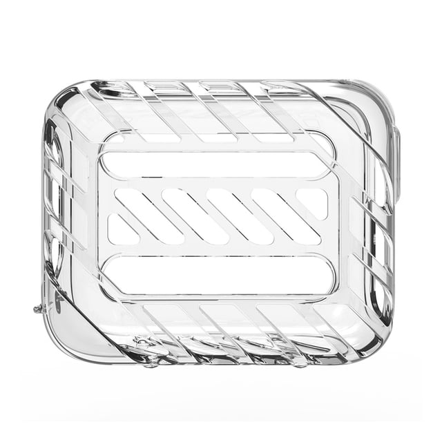 Visland Étui TPU Protecteur pour Haut-Parleur BT Portable JBL Go 4, Antichute, Antidérapant, Housse Transparente avec Protection contre les Impacts