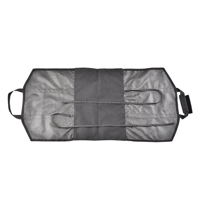 AURARMLET 1Pc Firewood Storage Pouch Black Oxford Cloth Container with Open Design for Carrying Large Logs