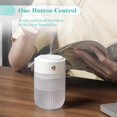 thumbnail image 3 of 250mL Car Mist Humidifier with Colorful Night Light Desktop USB Mist Humidifier Cool Air Humidifier for Home Office Bedroom 2 Spray Modes, 3 of 5