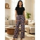 thumbnail image 5 of PANTALONES RELAJADOS PARA MUJER DE DISEÑO UNICO WIDE LEGS DE CINTURA ALTA, 5 of 9