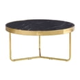 thumbnail image 1 of MESA DE CENTRO BAJA VÁREN MÁRMOL NEGRO GOLD, 1 of 3