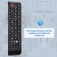 thumbnail image 4 of Generic Samsung BN59-01199F universal remote control for Samsung-TV-cemote All Samsung LCD LED HDTV 3D Smart TVs Models fit for UN32J525DAF UN40J520DAF UN65J6200AF UN65JU640DF UN32J4500AF UN32J5205AF, 4 of 8