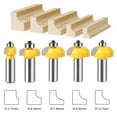 thumbnail image 7 of 5pcs High Quality Cove Bit with Bearing 12.7mm 1/2 Inch Shank Dovetail Router Bit Cutter Wood Working Tool, 7 of 7