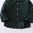thumbnail image 5 of ZyeKqe Baby Boy Girls Button down Jacket Toddler Long Sleeve Plaid Shirts Kid Casual Outwear Fall Clothes, 5 of 8