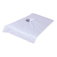 thumbnail image 1 of GROWTH TANK Half Massage Table Sheet Cosmetic Bed Face Hole Towel Cloth White, 1 of 5