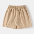 thumbnail image 5 of Gubotare Youth Shorts Boys Athletic Shorts Boys Shorts Basketball Kids Soccer Running Gym Shorts Active Sports Shorts 3T 4T (Khaki,3-4 Years), 5 of 8
