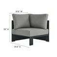 thumbnail image 3 of Modway Aluminum Tahoe 5-Piece Outdoor Patio Furniture Sectional, 3 of 11