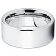 thumbnail image 2 of 12mm Silver Tungsten Ring Tungsten Carbide Ring Shiny Polish Tungsten Band, 2 of 3