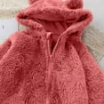 thumbnail image 7 of Fengyings Clearance Newborn Baby Jumpsuit Hooded Fleece Rompers Long Sleeve Onesies Outwear Outfits, 7 of 7
