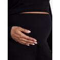thumbnail image 4 of Ingrid & Isabel For Every Belly Women's Maternity Wide Leg Knit Pants, Sizes S-XXL, 4 of 5