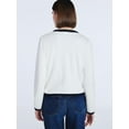 thumbnail image 5 of Free Assembly Women's Tipped Patch Pocket Cardigan Sweater, Lightweight, Sizes XS-XXL, 5 of 7