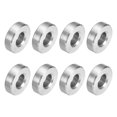 thumbnail image 1 of 8 Pcs Entretoises en Acier Inoxydable 304 9/16 Pouces OD x 1/4 Pouces ID x 3/16 Pouces Longueur(14x6x4mm) Vis Support de Bague Finition Simple Non Filetée Entretoises Rondes en Métal pour Vis M3 Boulons et Tringles, Argent, 1 of 6