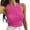 Hot Pink, variant on Lovskoo Womens Knit Tank Tops 2025 Summer Beach Vacation Fashion Crew Neck Ribbed Sleeveless Casual Shirts Olive Green