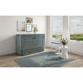 thumbnail image 4 of Poppy Cabinet Murphy Bed with Gel Memory Foam Mattress and USB Ports, Queen, 4 of 9