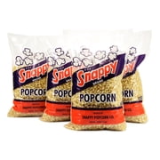 Snappy White Popcorn Kernels for Popping with Popcorn Machine, Air Popper or Stove Top, 2lb Bags, 4 Pack