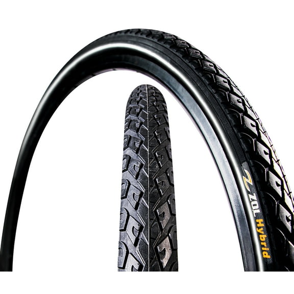 Zol Urban Hybrid Reflective City Wire Bike Bicycle Tire 700X38c 29er Black