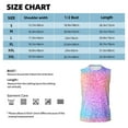 thumbnail image 6 of Pofeuu Colorful Glitters Print Men's Muscle T-Shirt, Sleeveless, Muscle Tank, Classic Muscle Tee Top For Men Casual Sleeveless Muscle T-Shirt Trendy Clothes-Large, 6 of 7