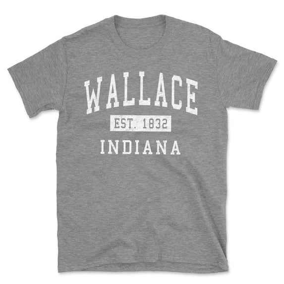 Wallace Indiana Classic Established Men's Cotton T-Shirt