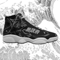 thumbnail image 1 of Ni - ke CUSTOM Anime Black Sport Sneakers sketch Basketball Anime Shoes, 1 of 3
