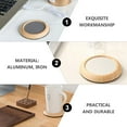 thumbnail image 4 of Phenofice Portable Mug Warmer Light Brown Beverage Warmer for Desk 1Set, 4 of 6