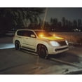 thumbnail image 6 of Yellow Lens, Selective Yellow LED Ditch Light Bundle For 2010-2023 Lexus GX460, (2) 20W High Power LED Round Pods, Windshield A-Pillar Mounting Brackets & On/Off Switch Wiring, 6 of 9