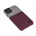 thumbnail image 5 of Dockem iPhone 11 Luxe M2 Wallet Case; Built-in Metal Plate, 2 Card Holder Slots, Maroon/Grey, 5 of 9