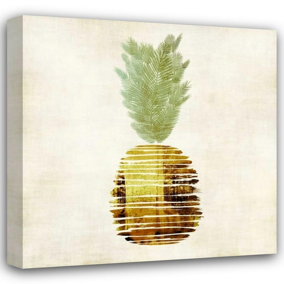 Kristin Emery 36x36 Gallery Wrapped Canvas Wall Art Titled - Pineapple