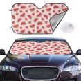 thumbnail image 3 of Lsque Watermelon Car Windshield Sun Shade | Accordion Folding Style Auto Shade for Car Truck SUV Van | Blocks UV Rays Sun Visor Protector | Small, 3 of 7