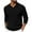 Black, variant on Mens Sweaters Long Sleeve Fashion Casual Lapel Knit Sweater Fall Winter Elastic Button Up Business Ribbed Dress Pullover Wine XL