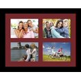 thumbnail image 2 of collage photo frame single mat with 4-5x7 openings and  black frame., 2 of 2