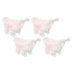 thumbnail image 5 of Woven Flowers Basket Mini Flower Basket Home Tabletop Decoration Pink 26.00X15.00X10.00CM Gift Container 4Pcs, 5 of 5