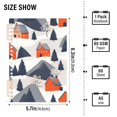 thumbnail image 2 of FORMRS 1-Subject Spiral Notebook 8" x 5" College Ruled 60 Refillable Sheet A5 Hard Cover, 2 Pack, Blue Snow Houses, 2 of 7