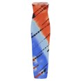 thumbnail image 5 of Women Dresses Printed Strapless Sexy Sleeveless Leggings Sling Shoulder strap Dresses Fashion Dresses Orange Trendy Skirt Size 3XL, 5 of 5