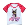 thumbnail image 2 of Girls' Short Sleeve Set APHMAU Children's Girls' Short Sleeve Shorts Sports Set Game Cartoon Leisure Set, Suitable for Children Aged 5-13, 2 of 4