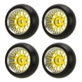 thumbnail image 4 of For 1/28 RC Tire, Stable Cushioning Glossy Appearance RC Tire  For MINI D For 969 Gold, 4 of 8
