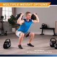 thumbnail image 2 of Kettlebell MARCY 13,6 kg con mango suave SKB-030, 2 of 7