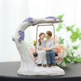 thumbnail image 1 of BKER Statue de Couple Balancelle Étagère de Bureau en Résine, 1 of 6