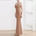 thumbnail image 3 of UPPADA Robe Sirène à une Épaule pour Femme Sans Manches Couleur Unie Robe Décontractée Robe de Cocktail Robe de Soirée Ourlet Haut-Bas Robe de Fête Robe de Bal de Mariage Robe de Bal Formelle Aubaines 2024, 3 of 6