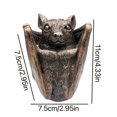 thumbnail image 3 of Modern Home Decor, Halloween Bat Jewelry Box Gothic Style Trinket Box Bat Jewelry Storage Jar Resin Bat Statue Candy Sweet Canister for Halloween Decor, 3 of 9