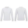 thumbnail image 4 of Miutii Little Boys Girls Thermal Top Fleece Lined Underwear Base Layer Undershirts Winter Warm Tee White 150, 4 of 9