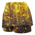 thumbnail image 5 of LEBONYARD Women's Quick-Dry Performance Yoga Skort,Women's New Color Mid-waist Skirt Pants Sports Shorts Bottoming Skirt Pants Gold XL, 5 of 5