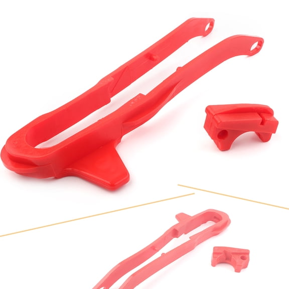 NS Motorbike Red ATV Dirt Bike Sprocket Chain Guide Glue Guard and Lower Chain Slider Accessaries for CRF150F 2003-2005, For CRF230F 2003-2017