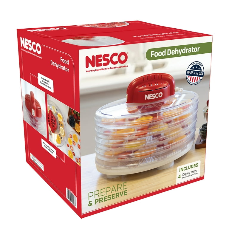 フードドライヤー食品乾燥器　ネスコ　nesco Dehydrator NESCO® 4-Tray Fixed Temperature Food Dehydrator, FD-28CW