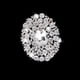thumbnail image 2 of Broche de Nupcial de de Imitación de Cristal Completo, 2 of 6