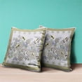 thumbnail image 4 of Amrita Sen Designs CAPL721BrCDS-ZP-26x26 26 x 26 in. Honeybee on Flower Broadcloth Indoor & Outdoor Zippered Pillow - Purple & Brown, 4 of 4