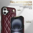 thumbnail image 4 of Allytechgroup Flip Wallet Case for iPhone 8 Plus/7 Plus with Cards Holder, PU Leather Phone Case with Lanyard Kickstand Shockproof Back Cover for iPhone 8 Plus/7 Plus, Winered, 4 of 8