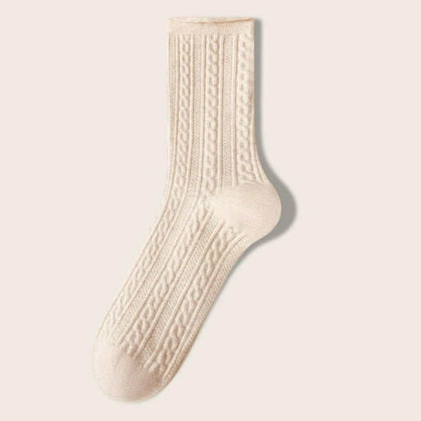 Calcetines largos para mujer, cómodos, de moda, que combinan con todo, calcetines de algodón para mujer